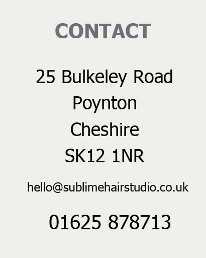 contact sublime 01625 878713